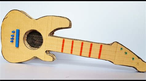 make your own cardboard guitar